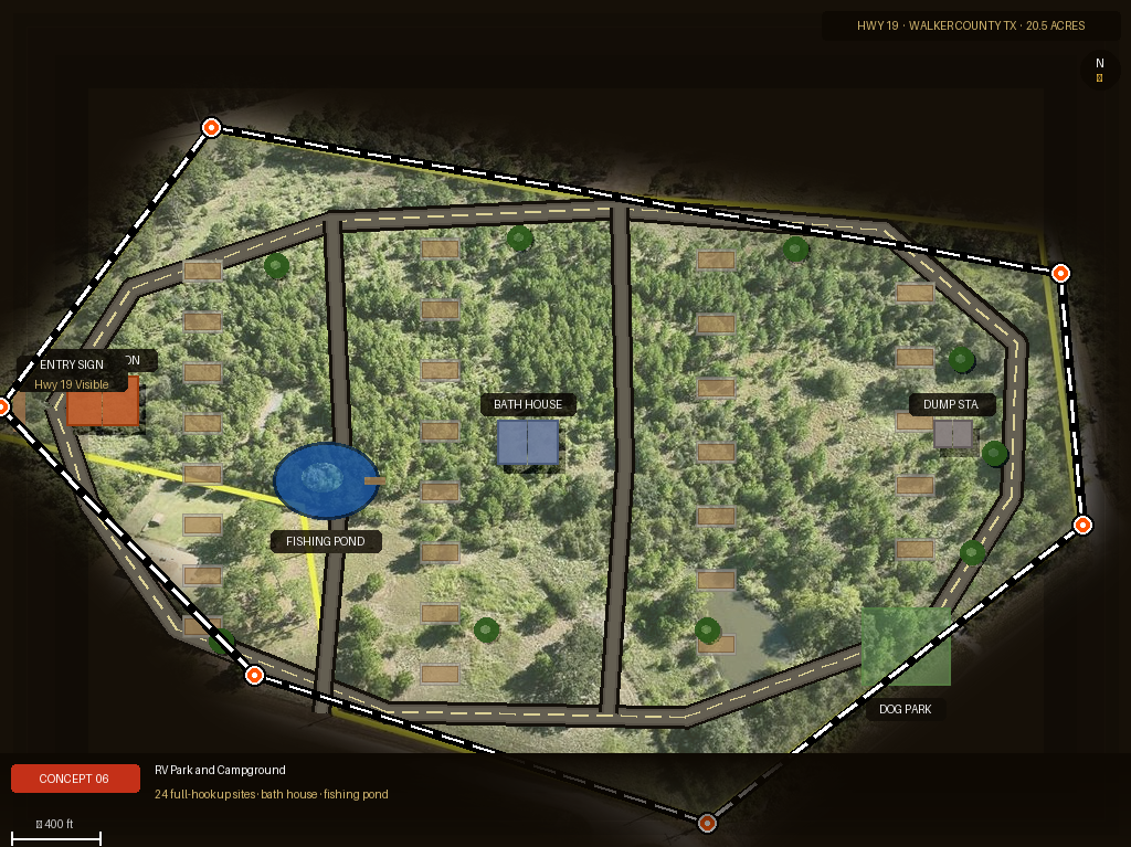 RV Park Site Plan