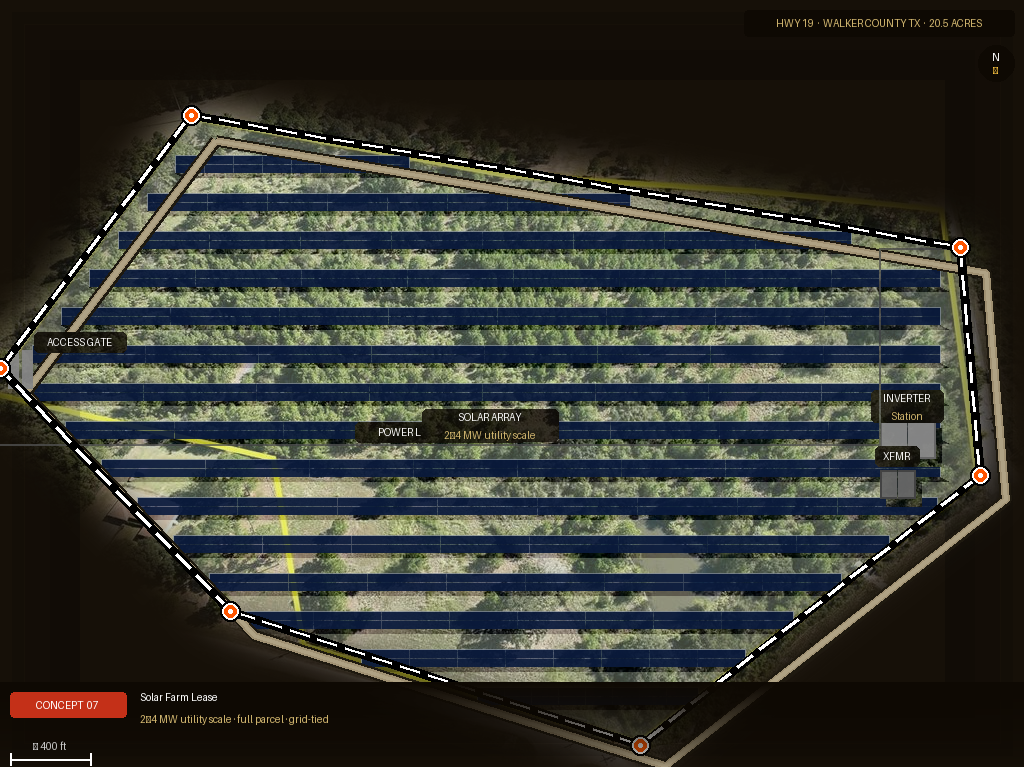 Solar Farm Site Plan